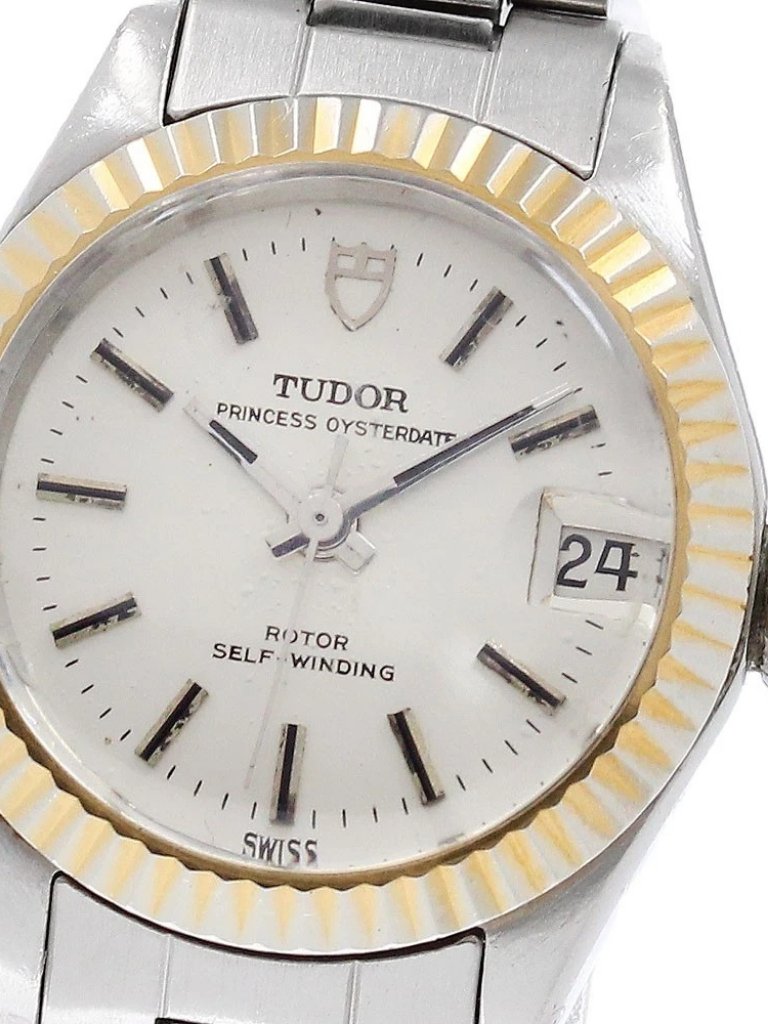 Tudor Princess Oyster Date 75924 Silver Dial Automatic Ladies Watch957154